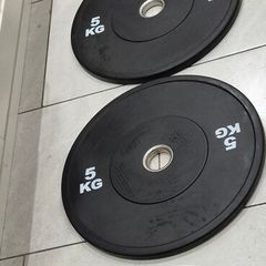 brand new 4x5kilo olympic bumper weight plates