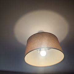 Beige lampshade (ceiling or table lamp)