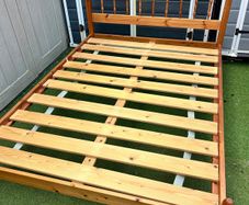 Lovely 4Ft 6 Double Wooden Bed Frame - Can Deliver