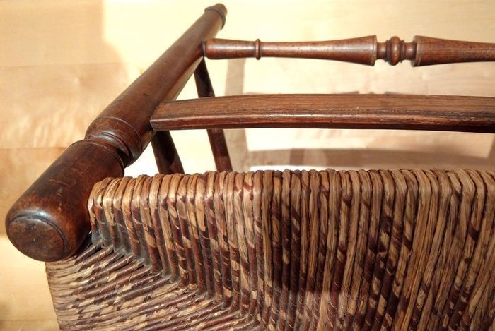 Pair of Edwardian Banister Back Chairs - Stunning!
