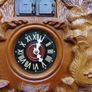 Cuckoo music clock Forest Spirits- Vintage East Germany - Very rare Double cuckoo musical Image 7