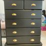 Solid wood chest of drawers and bedside locker Image 9