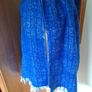 M&S Shawl/Scarf/Throw Royal Blue New Image 2