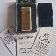 NOS Colibri Lighter box and Papers WORKING