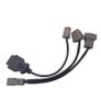 NEW For Volvo Penta Vodia Industrial Marine engine Vocom Diagnostic Cable Connection 6+8 Vodia5 6 Pin 8 Pin OBDII Cable Adapters Image 4