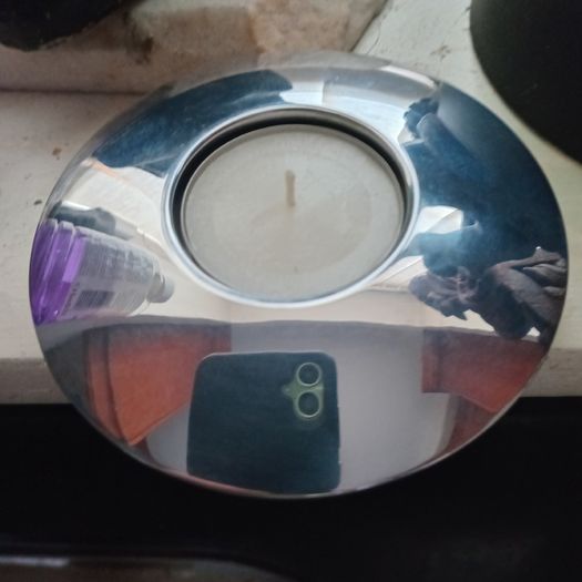 Georg Jensen Steel Candleholder