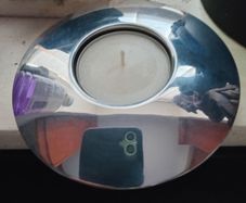 Georg Jensen Steel Candleholder