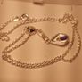 Sterling Silver Natural Amethyst Drop Pendant and Chain (February Birthstone) Image 7