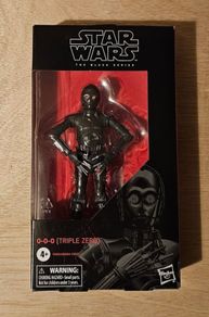 Star Wars 0-0-0 Triple Zero 6" Scale Black Series New & Unopened