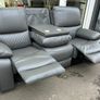 3+2 Rita Dark Grey Manual Recliner Sofa Set Image 5