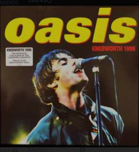 Oasis Knebworth super deluxe box set, new, opened