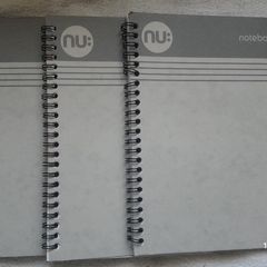 nu: Craze Cloud A5 Notebook Ruled Notepad Grey 160 Pages Home Office School College