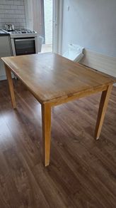 Solid Wood Dining Table 120x75cm
