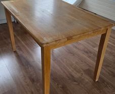 Solid Wood Dining Table 120x75cm