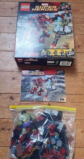 Lego Marvel Superheroes 76031: The Hulk Buster Smash (2015) 100% Complete W/BOX