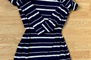 Navy/White stripe dress