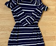 Navy/White stripe dress