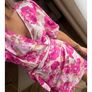 Dress With Pink Beige Flowers Image 9