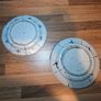 Antique Chinese blue and white dish, Ming dynasty, Wanli (1572-1620) and 18th Century Plate Image 6