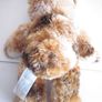 Build a Bear Champ Brown Calico Bear Heart Patch Plush Toy Image 3