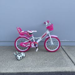 Girls 16" Unicorn Bicycle by Dino Bikes