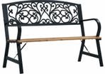 Garden Bench 120cm Wood Outdoor Patio - Free Delivery Nationwide