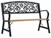 Garden Bench 120cm Wood Outdoor Patio - Free Delivery Nationwide