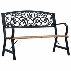 Garden Bench 120cm Wood Outdoor Patio - Free Delivery Nationwide