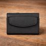Premium Genuine Leather Smart Card Holder Wallet RFID Blocking Slim Wallet with Pop-Up Card Case Image 2