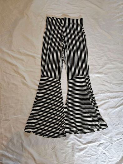 Beaufille Striped Bell Bottom Trousers