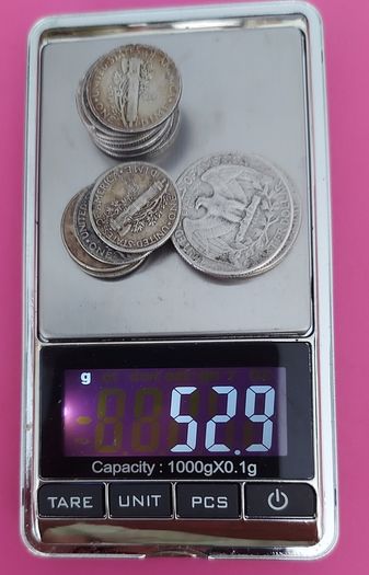 U.S.A 90% Silver Coin Collection 52.9g