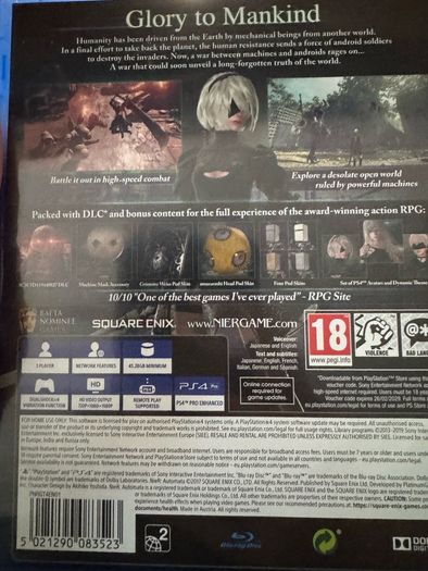 Nier Automata Game of the Year Edition PS4