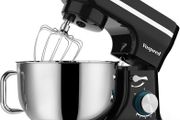 Stand Mixer,5 Quarts 8-Speed 1000W Tilt-Head Food Mixer, Kitchen Electric Standing Mixer With Dough Hook, Whisk, Beater, Splash Guard &amp; Mixing Bowl For Baking, Dishwasher Safe (Black