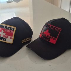 D Squared caps. 15 euro each or 25 for the pair. Bought in London last year. Never worn. Gave 25 euro each.