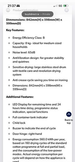 Bosch Series 4 Tumble Dryer