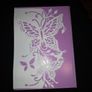 Homemade Butterfly Greeting Card (multiple colours) Image 8
