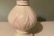 25th anniversary Belleek  eight inch lotus vase