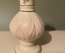 25th anniversary Belleek 8 inch  lotus vase