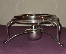 Antique Silver Plate Kettle Warmer