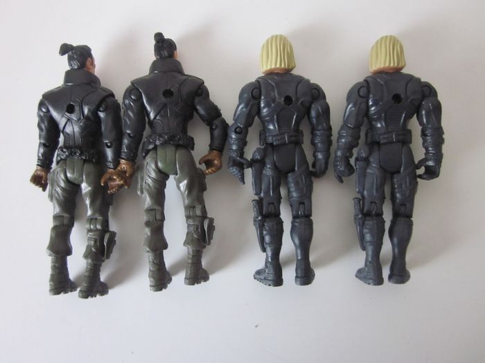 Four Lanard The Corps  Vintage 2010 Action 3.75inch Figures