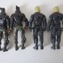 Four Lanard The Corps  Vintage 2010 Action 3.75inch Figures Image 2