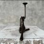 Abstract Candle Holder - Bronze Image 5