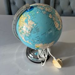 Globe plug in lamp.