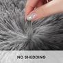 Rugs Living Room 140x200cm, Grey Area Rugs for Bedroom, Washable Anti Slip Large Shaggy Soft Rug Fluffy Modern Carpets Mat Beside Area Rug for Living Room Kids Room Image 4