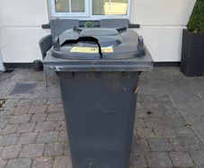 Wheely bin for composting