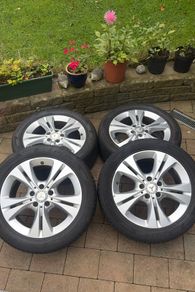 17"Genuine Mercedes Alloy Wheels with Laufenn Tires 225/50/R17