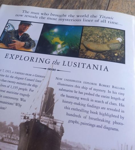 4 as new hardbacks on Lusitania, D18 post 10e