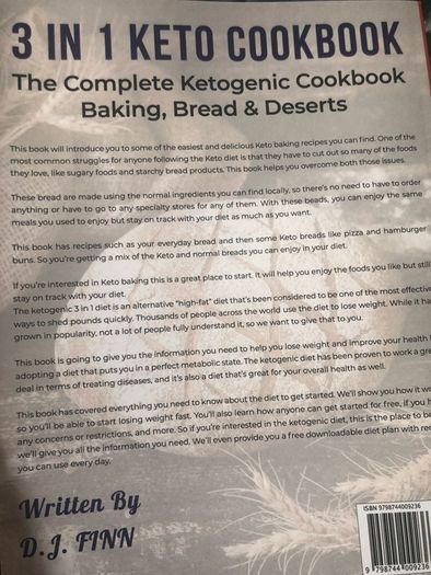 3 in 1 Keto Cookbook