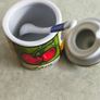 MSC Joie De Vivre Confiture Fruit Jam Jar Ceramic Canister with Lid & Spoon Image 8