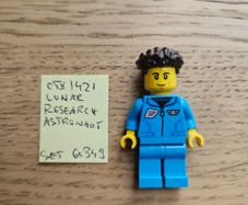 lego cty1421 lunar research astronaut, set 60349